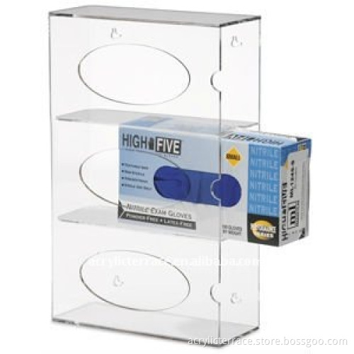 plexiglass glove box dispenser